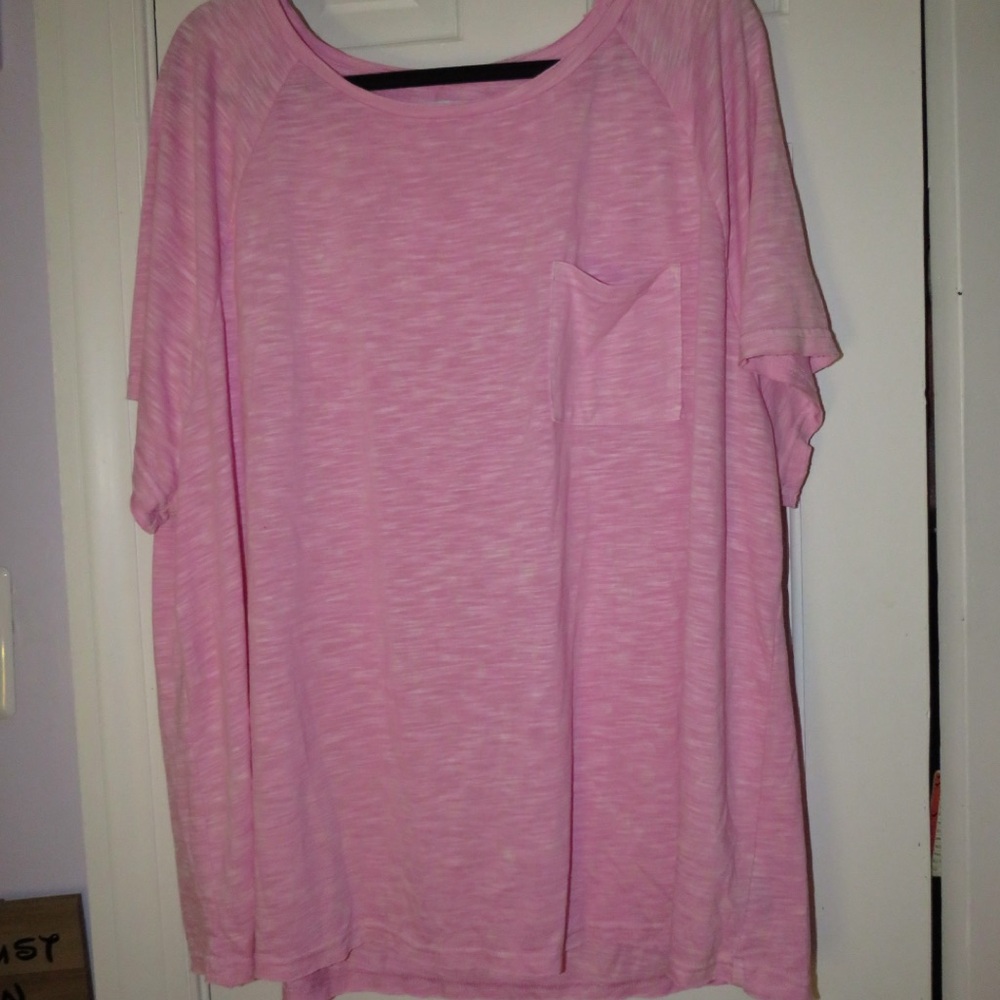 Casual Pink Short Sleeve Women's Tee